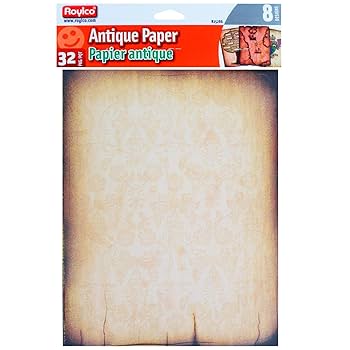 vintage paperさま　ご確認用 Amazon | 25 Sheets of Old Looking/Vintage Design Paper DIN